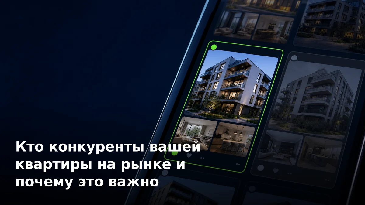 Кто конкуренты вашей квартиры на рынке и почему это важно
