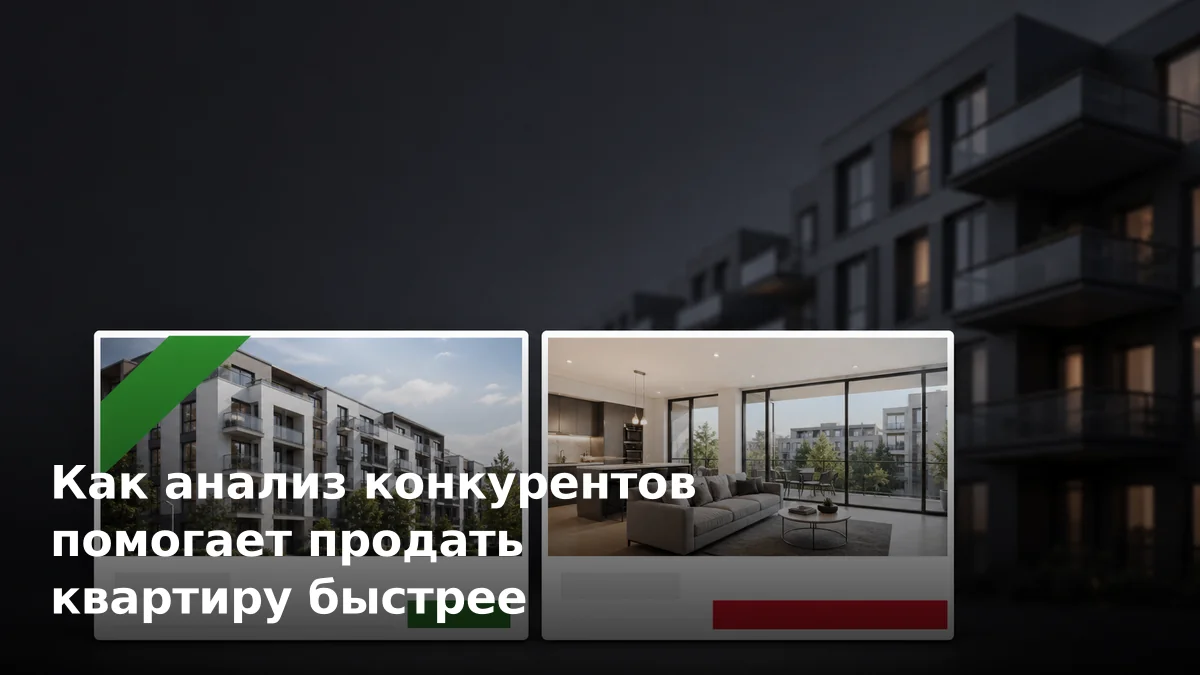 Как анализ конкурентов помогает продать квартиру быстрее