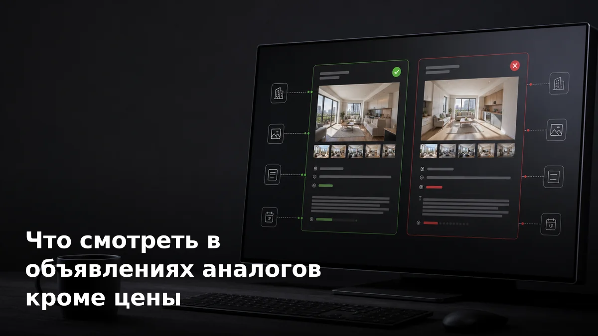 Что смотреть в объявлениях аналогов кроме цены